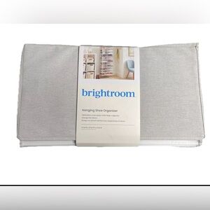 Brightroom Gray Hanging Shoe Organizer Closet Hanging Light Gray 22 Packets